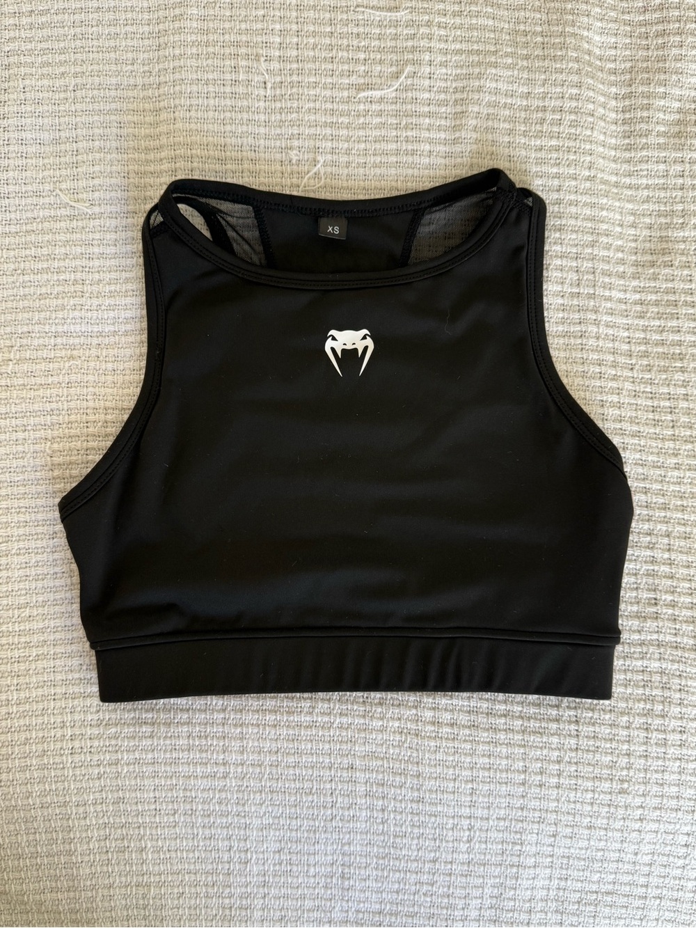 Venum Women Black High Neck Sports Bra